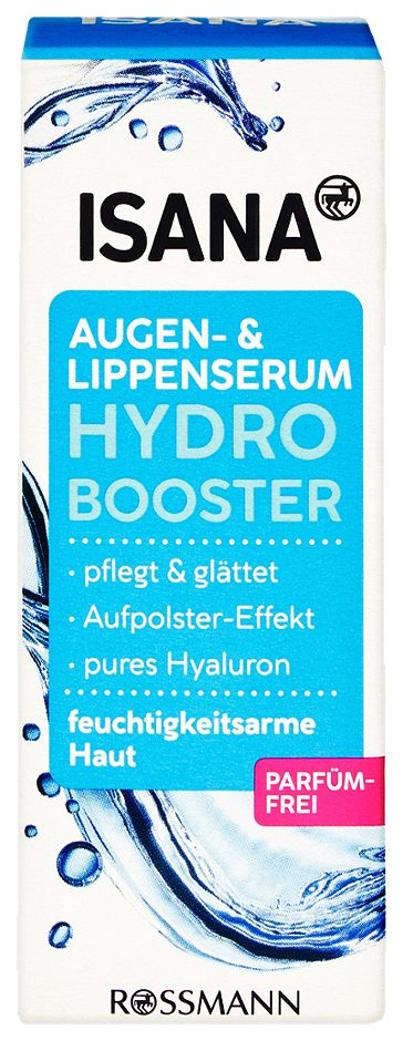 Isana Augen- & Lippenserum Hydro Booster 15ml