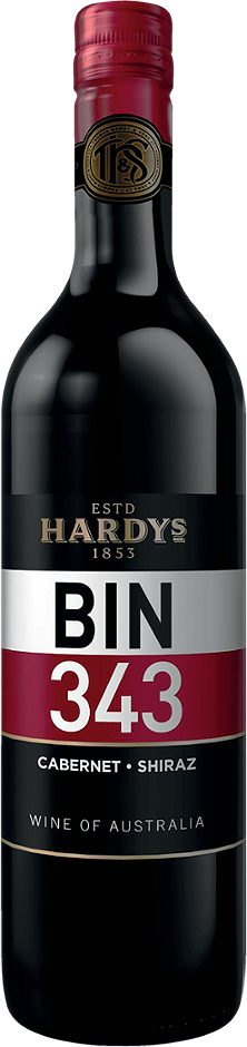 Hardys BIN 343 Cabernet Shiraz 2024 0,75 L
