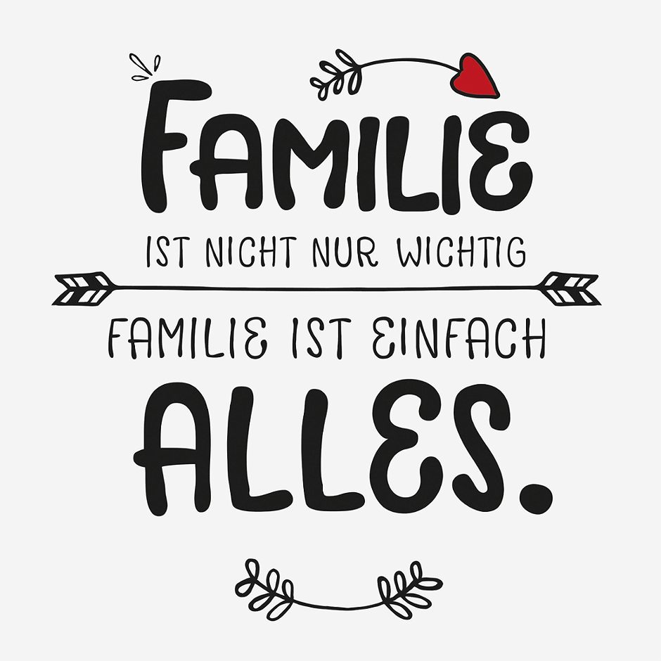 PPD Serviette 33x33 Familie 20 StĂźck