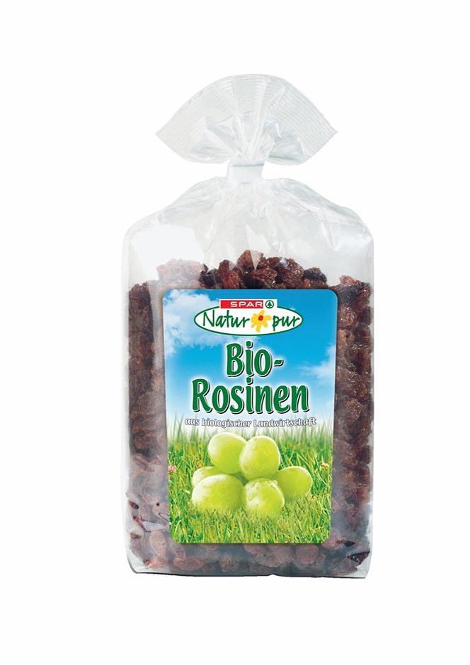 SPAR Natur*pur Bio-Rosinen 250 G