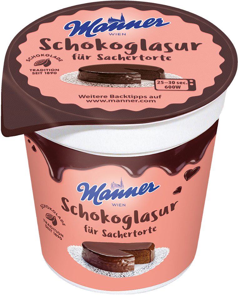 Manner Glasur Schoko 200 G