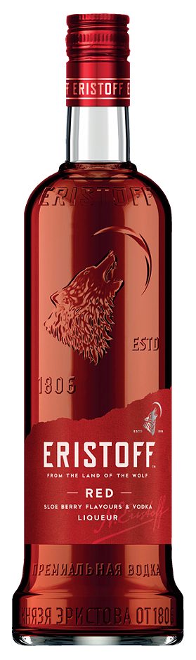 Eristoff Red Sloeberry Flavours & Vodka 0,7 L