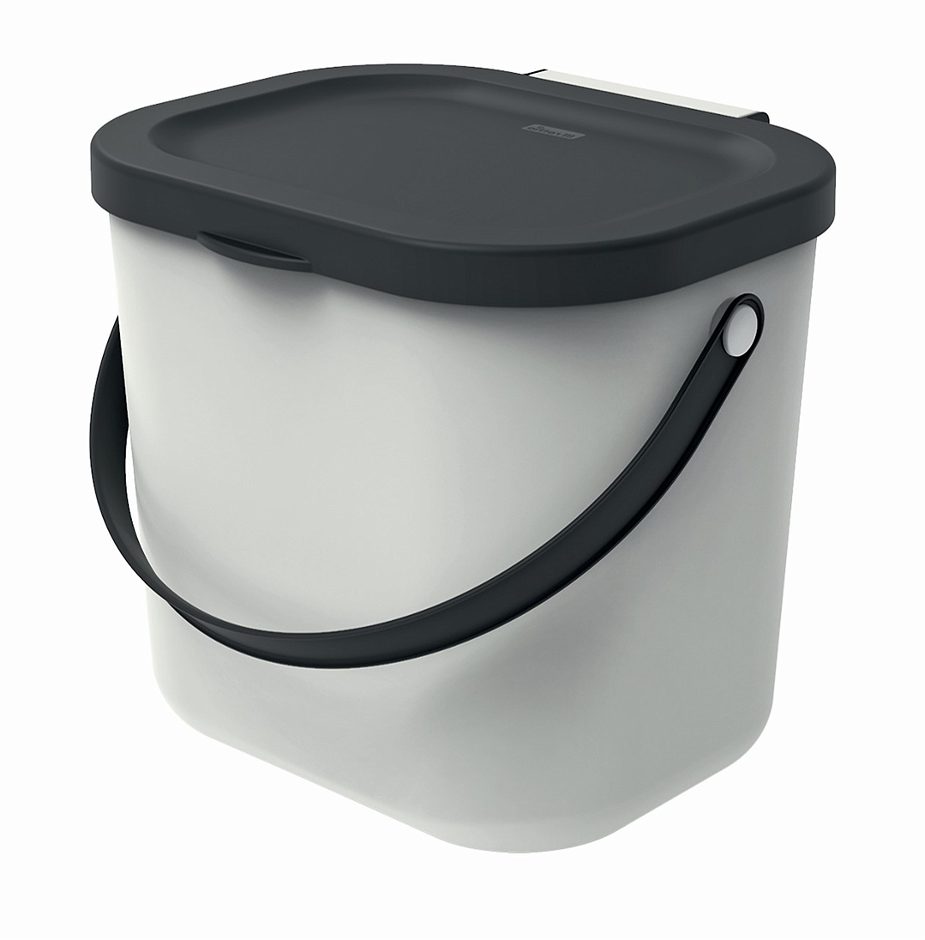 Rotho Recycling Müllsystem 6 Liter Albula Weiß
