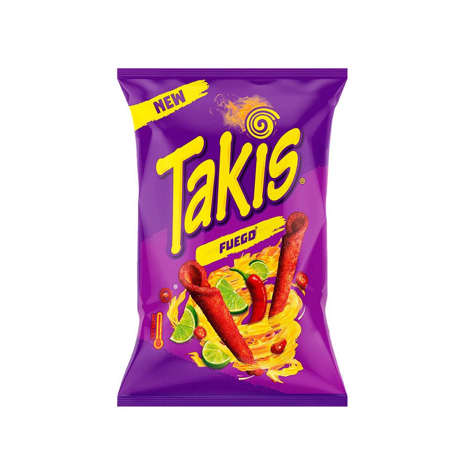 Takis gerollte Tortilla Chips Fuego 100 G