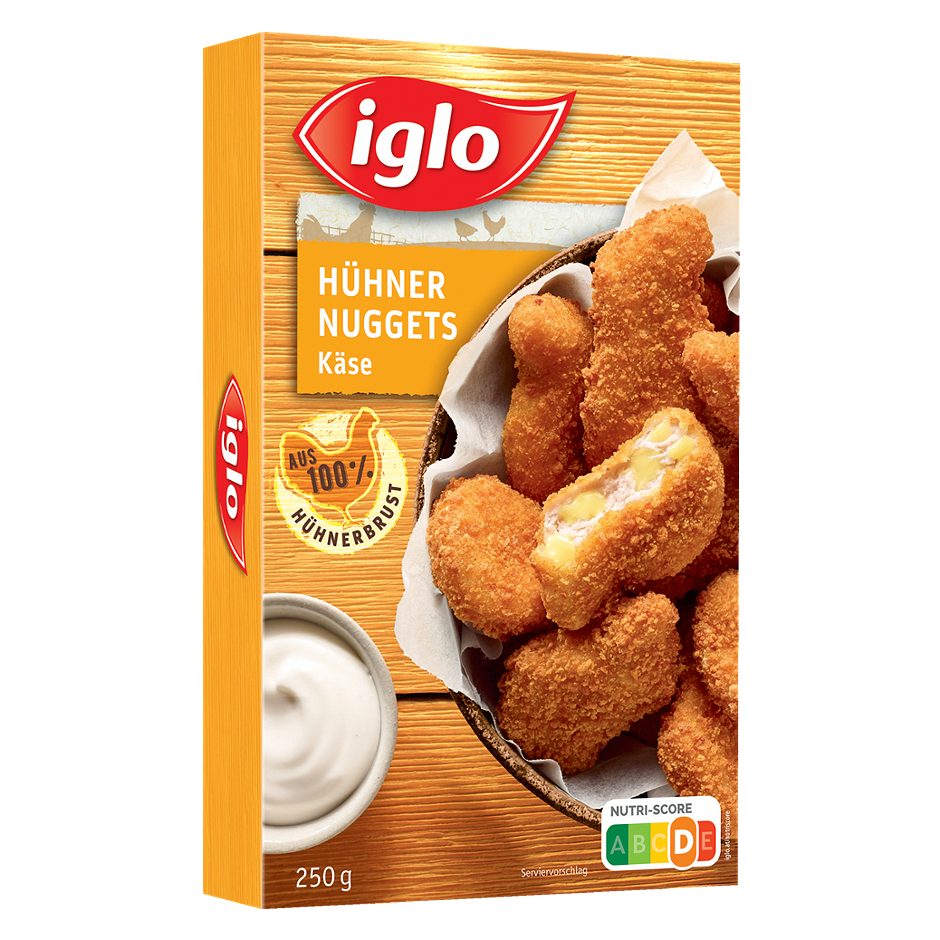 Iglo Hühner Käse Nuggets 12 Stück 250 G