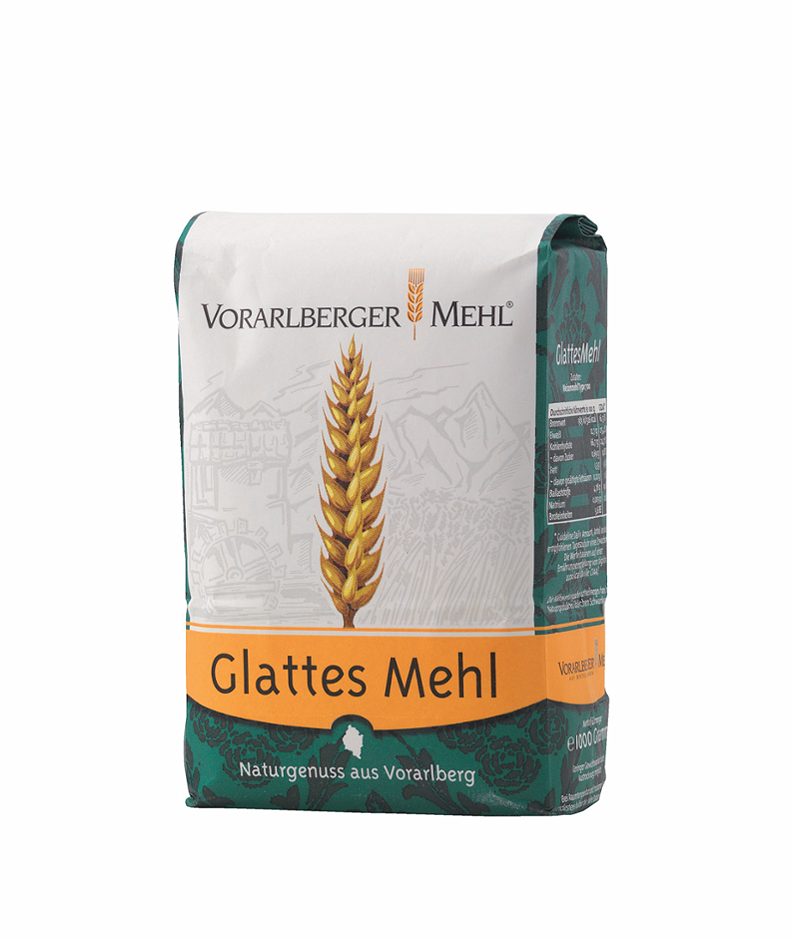 Vorarlberger Mehl Glattes Mehl 1 KG