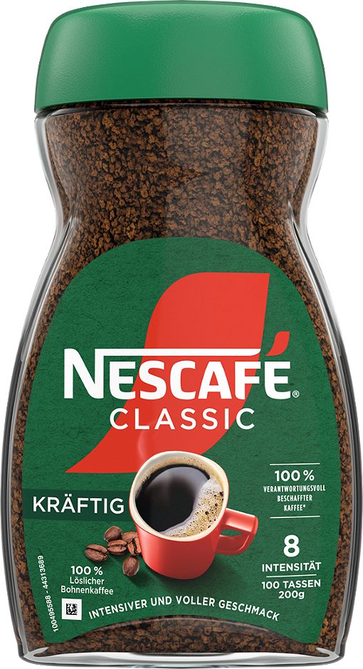 Nescafé Classic Löskaffee Kräftig 200 G