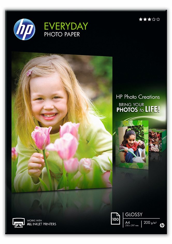 HP Fotopapier A4 100 Blatt