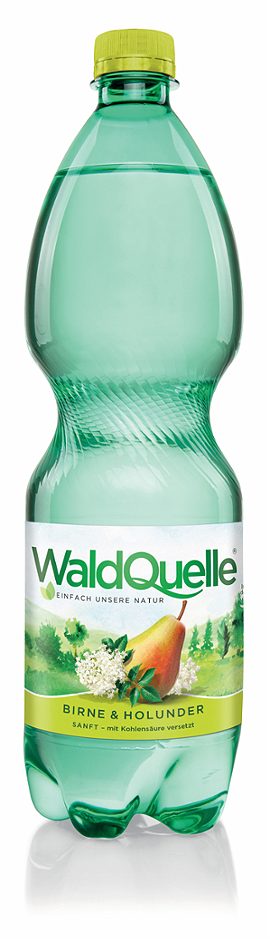 Waldquelle Birne & Holunder mild 1 L EINWEG mit Pfand