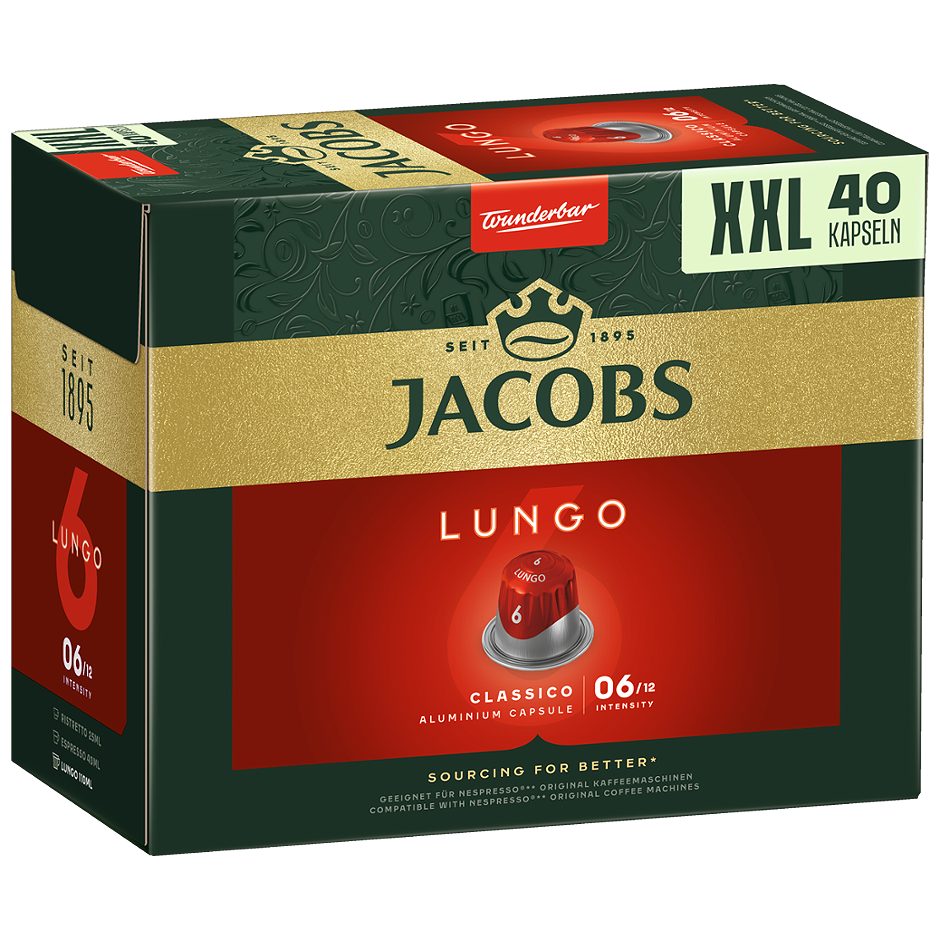 Jacobs Lungo Classico 40 Kapseln 40 STK