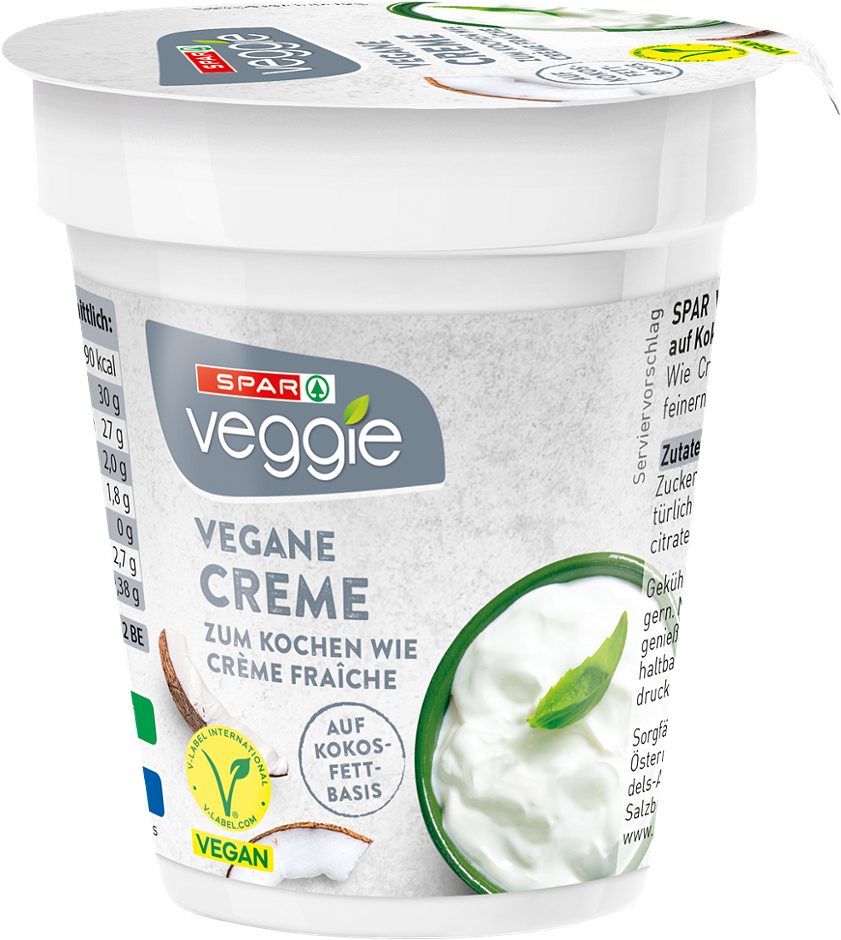 SPAR Veggie vegane Creme 150 ML