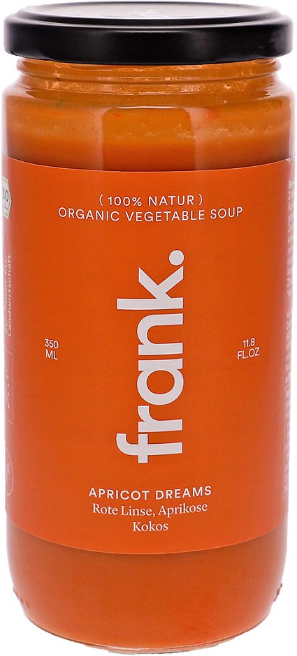 Frank Juice Rote-Linsencremesuppe Apricot Dreams 350 ML