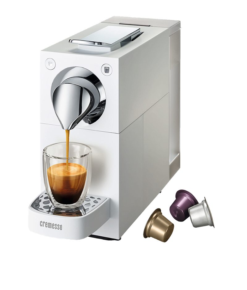 Cremesso Kapselmaschine Una Automatic Pure White