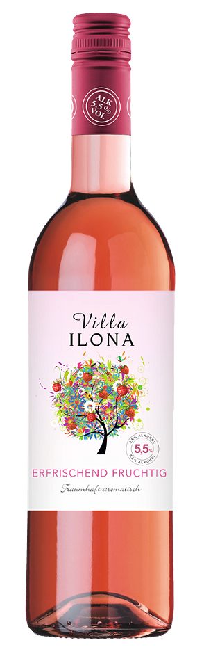 Villa Ilona Erfrischend Fruchtig pink 0,75 L