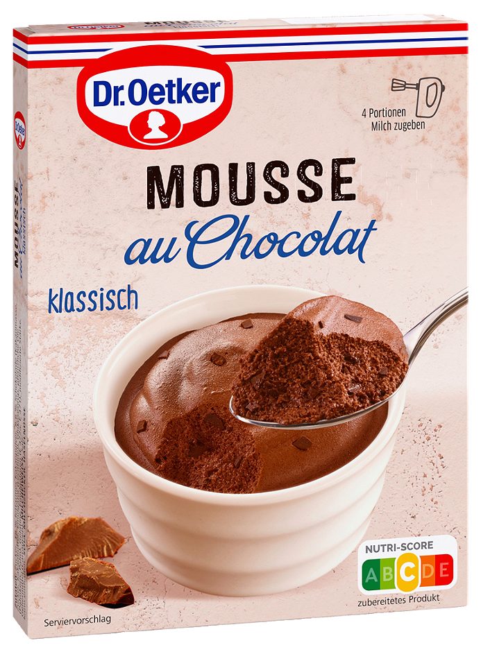 Dr. Oetker Cremepulver für Mousse au Chocolat klassisch 92 G