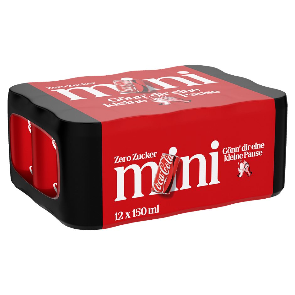 Coca Cola Zero 12x0,15l 1,8 L EINWEG mit Pfand