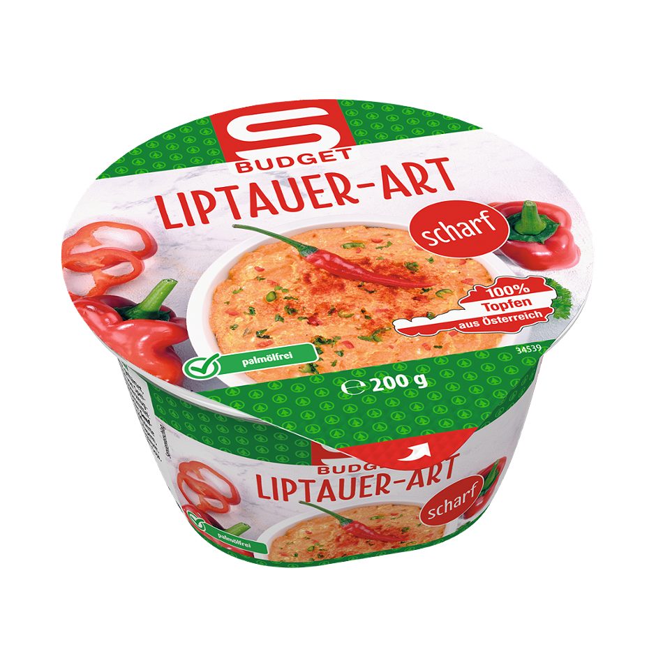 S-BUDGET Liptauer-Art scharf 200 G