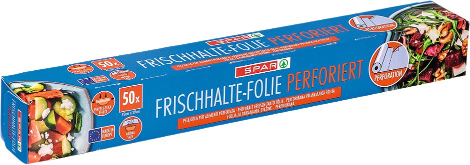 SPAR Frischhaltefolie perforiert