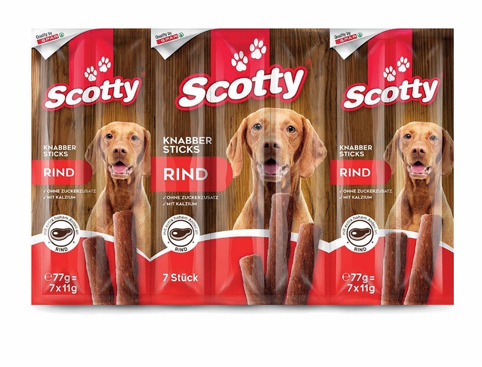Scotty Knabber Sticks Rind 7 Stück 77 G