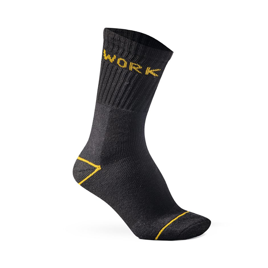 pascarel Herren Worker Socken schwarz, 43/46 3er