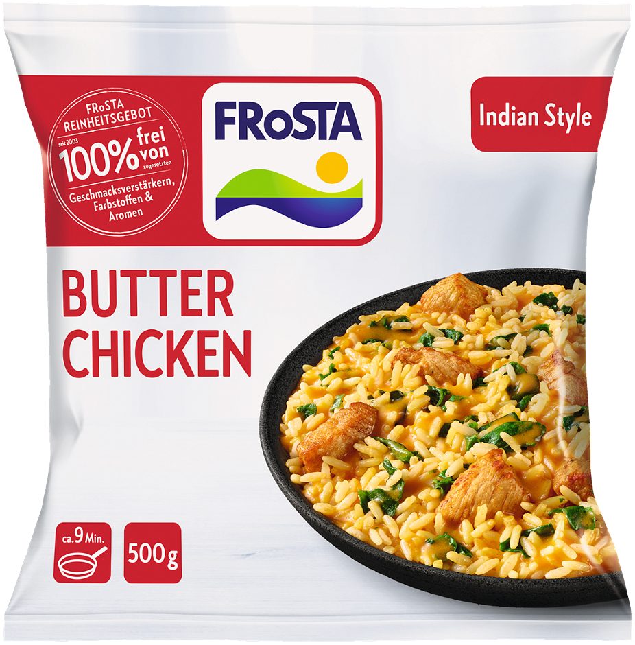 Frosta Butter Chicken Butter Chicken Indian Style 500 G