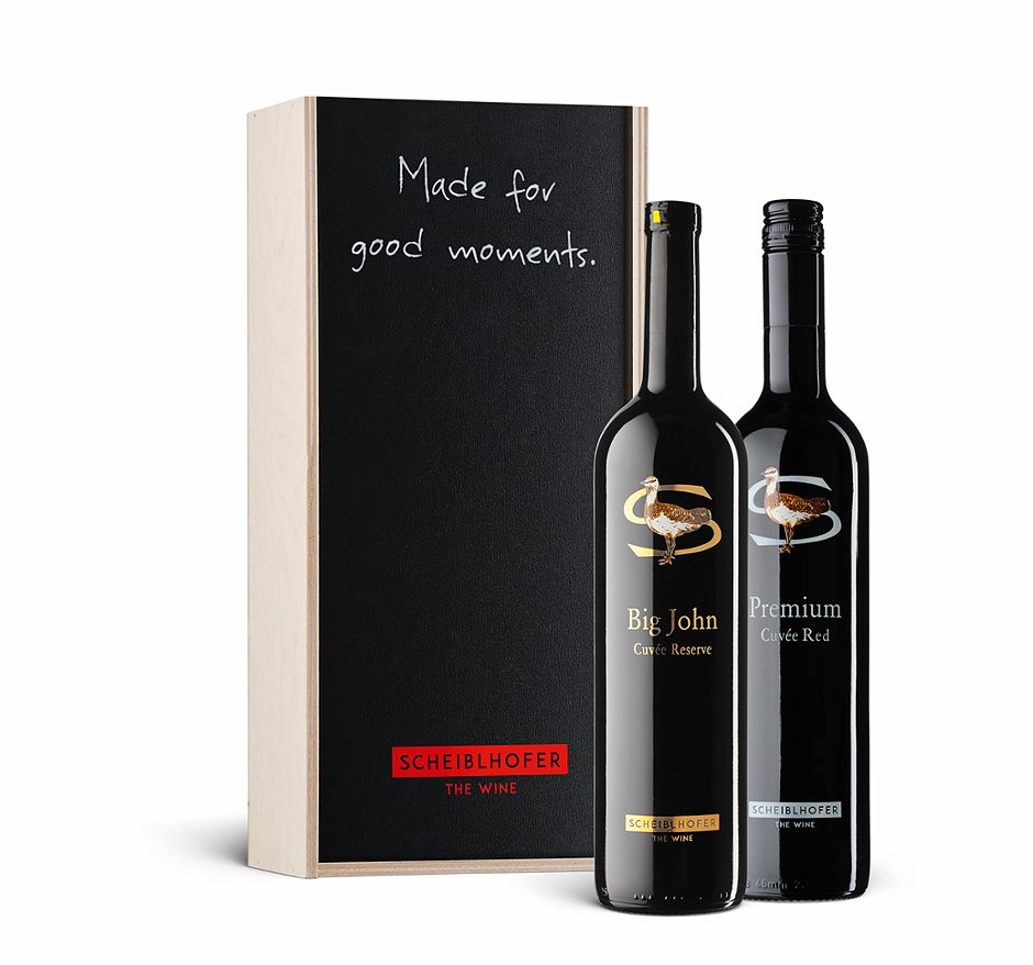 Scheiblhofer Big John / Premium Cuvée Holzkiste 1,5 L