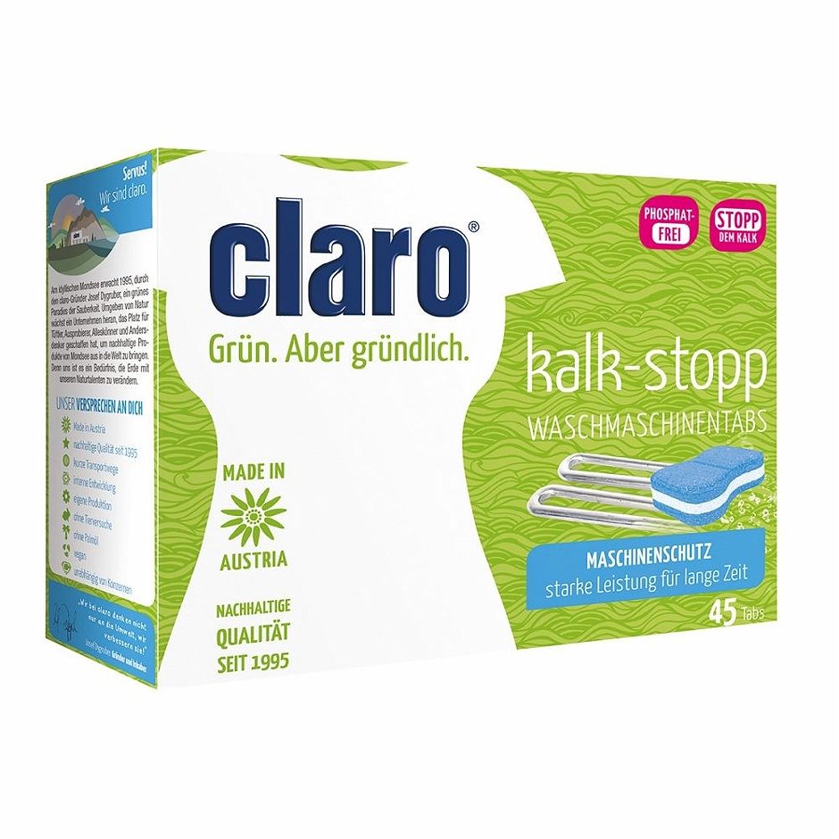 Claro Öko Kalkstopp Tabs 45 Stück