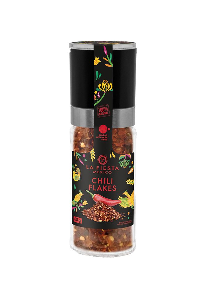 La Fiesta Mexico Chiliflocken 60g