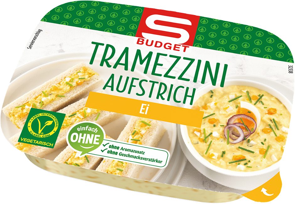 S-BUDGET Tramezzini Aufstrich Ei 150 G