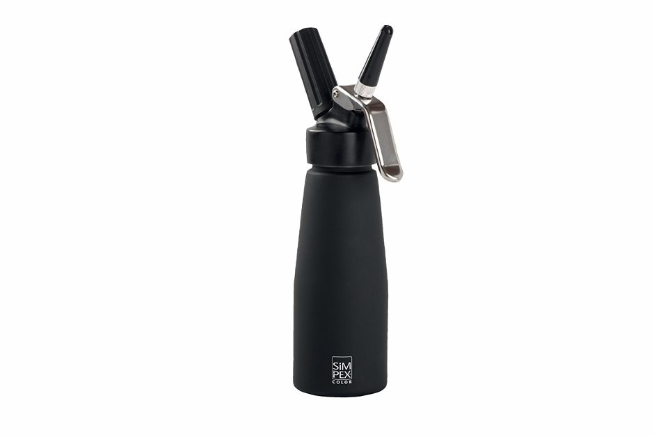 SIMPEX COLOR Sahnespender 0,5l schwarz matt