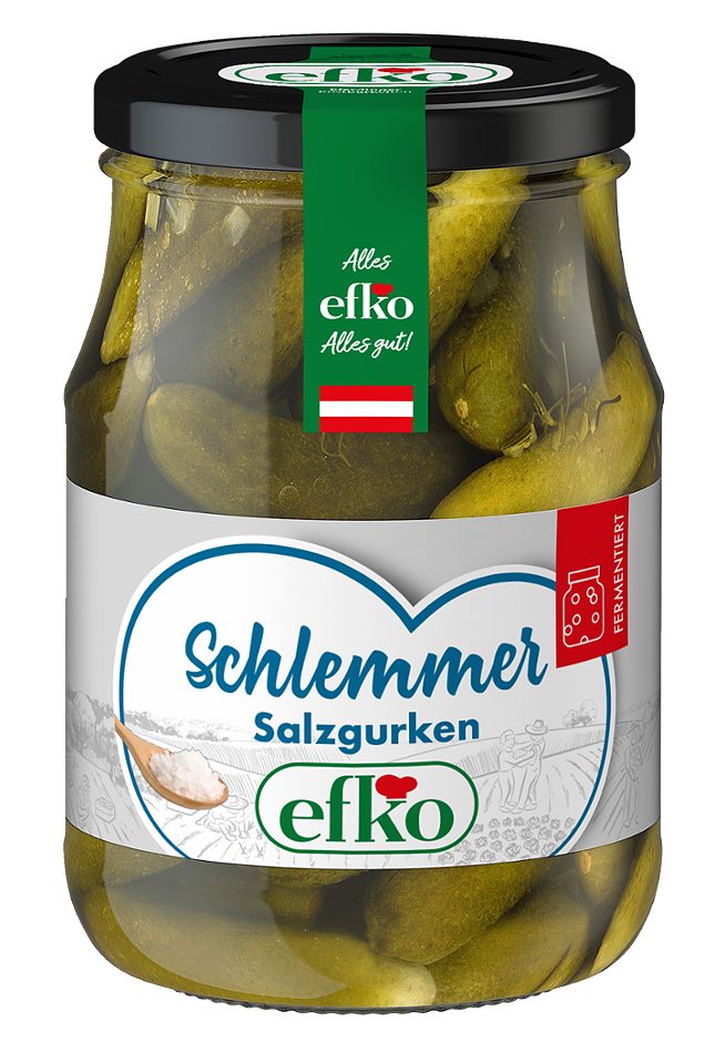 Efko Schlemmergurken Salzgurken 320 G