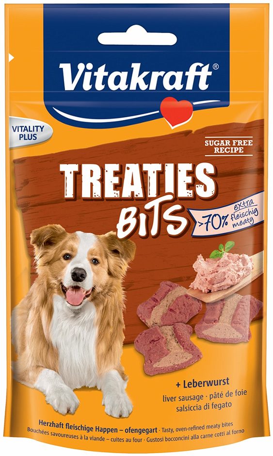 Vitakraft Treaties Bits Hundesnack Leberwurst 120 G
