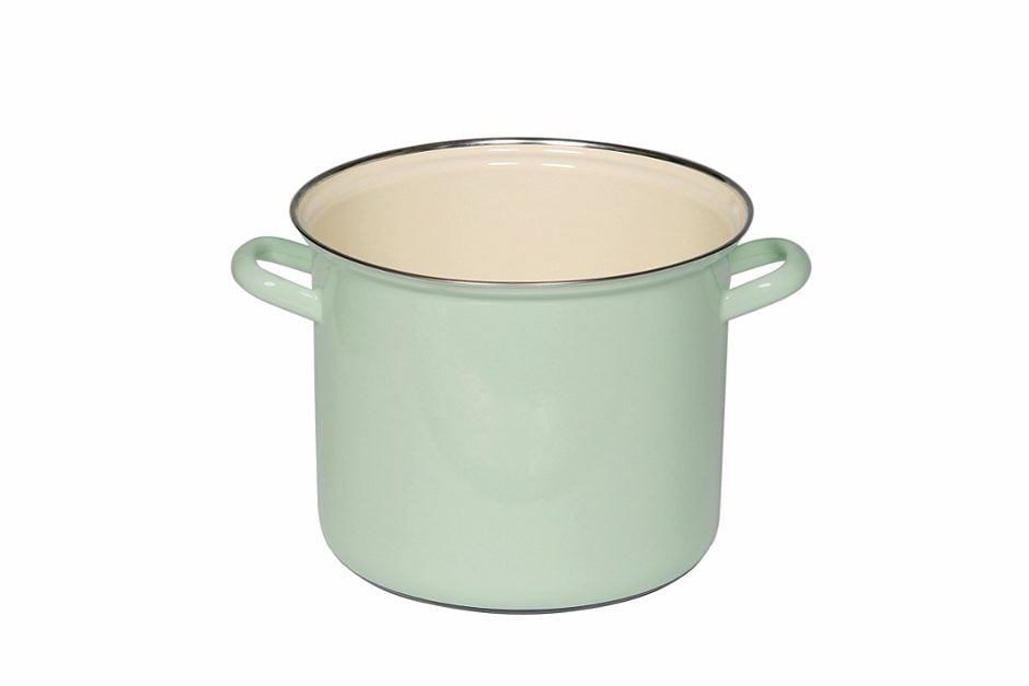 Riess Topf Emaille Grün 22 cm