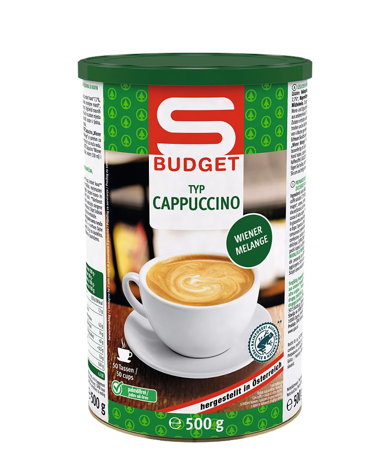 S-BUDGET Typ Cappuccino Wiener Melange 500 G