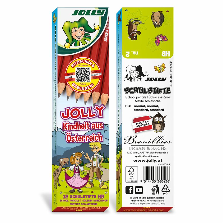 Jolly Buntstifte Österreich Edi. HB Nr.2