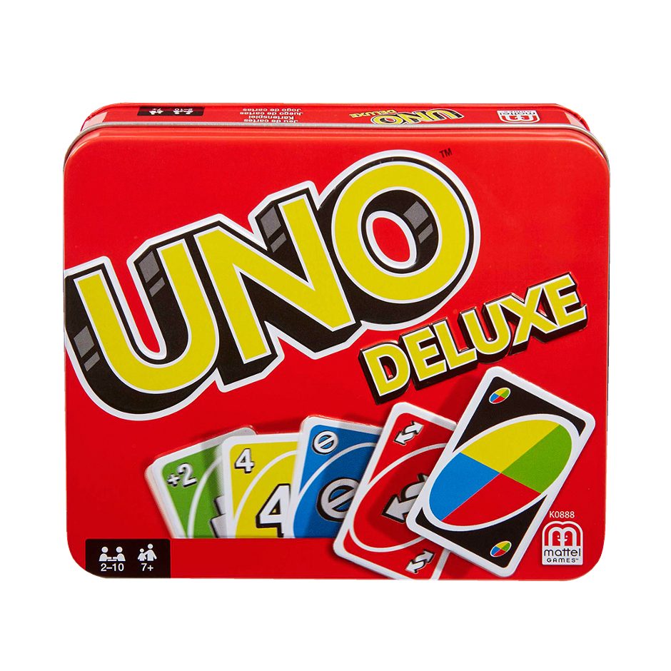Mattel Games Uno Kartenspiel Deluxe in Metalldose