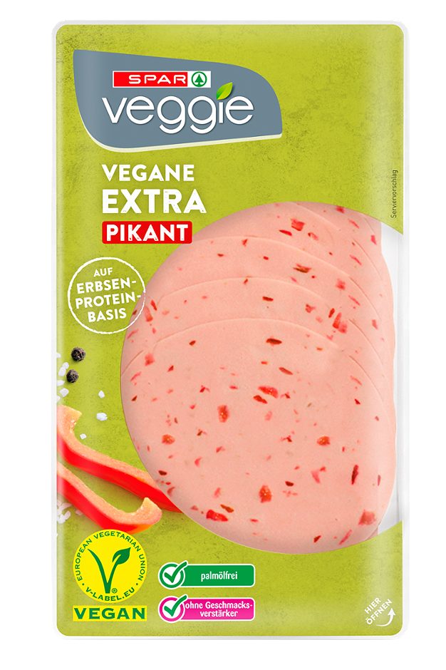 SPAR Veggie vegane Extra Pikant 80 G