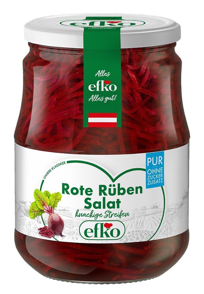 Efko Rote Rüben Streifen 670 G