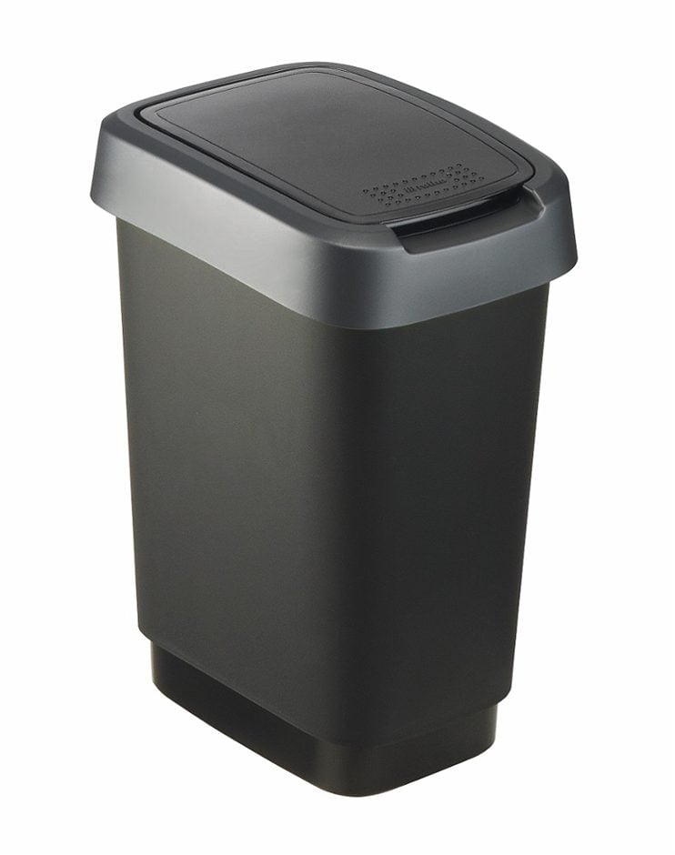 Rotho Swingeimer TWIST 10 L schwarz