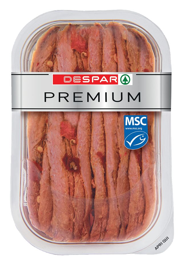 DESPAR PREMIUM Kantabrische Sardellenfilets mit Chili 70 G
