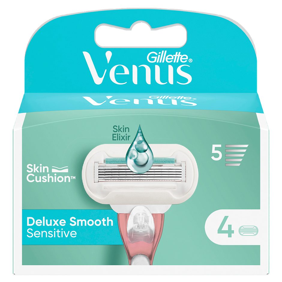Gillette Venus Rasierklingen Extra Smooth Sensitive 4 Stück
