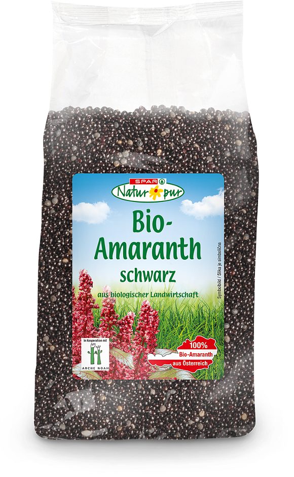SPAR Natur*pur Bio-Amaranth schwarz 500 G