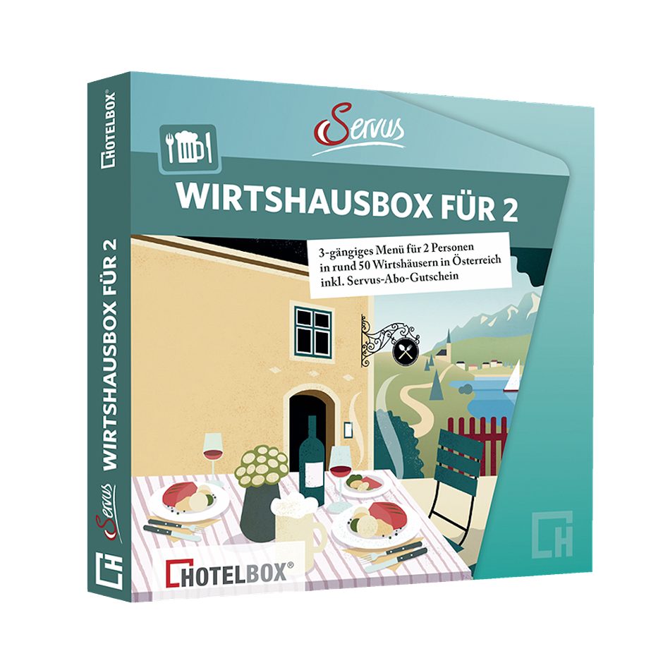 Hotelbox Gutscheinbox Servus Wirtshausbox
