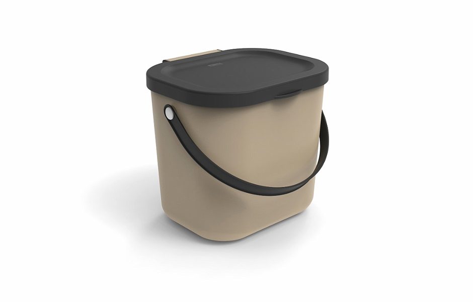 Rotho Recycling Müllsystem ALBULA 6 L cappuccino