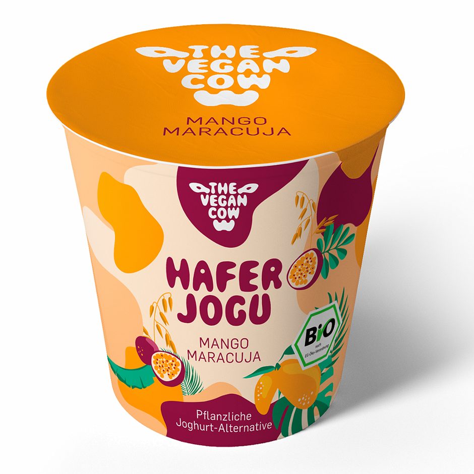 The Vegan Cow BIO Hafer Jogu Mango-Maracuja 150 G