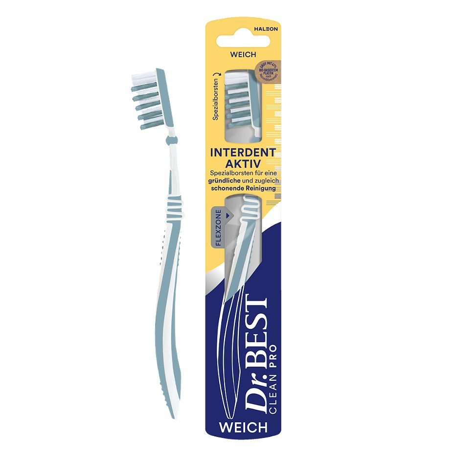 Dr. Best Premium Zahnbürste Interdent Aktiv / weich