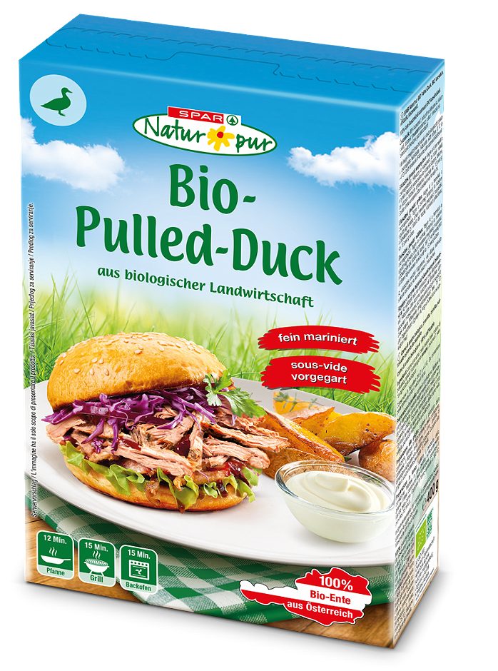 SPAR Natur*pur Bio-Pulled-Duck 400 G