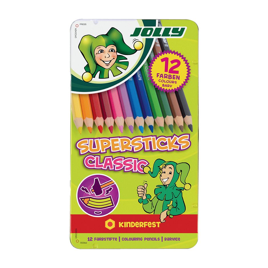 Jolly Farbstifte Supersticks Classic 12 Stifte