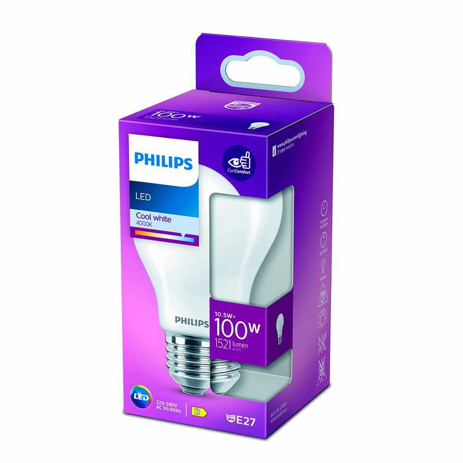 Philips LED Birne Classic E27 100W cool wh.m.