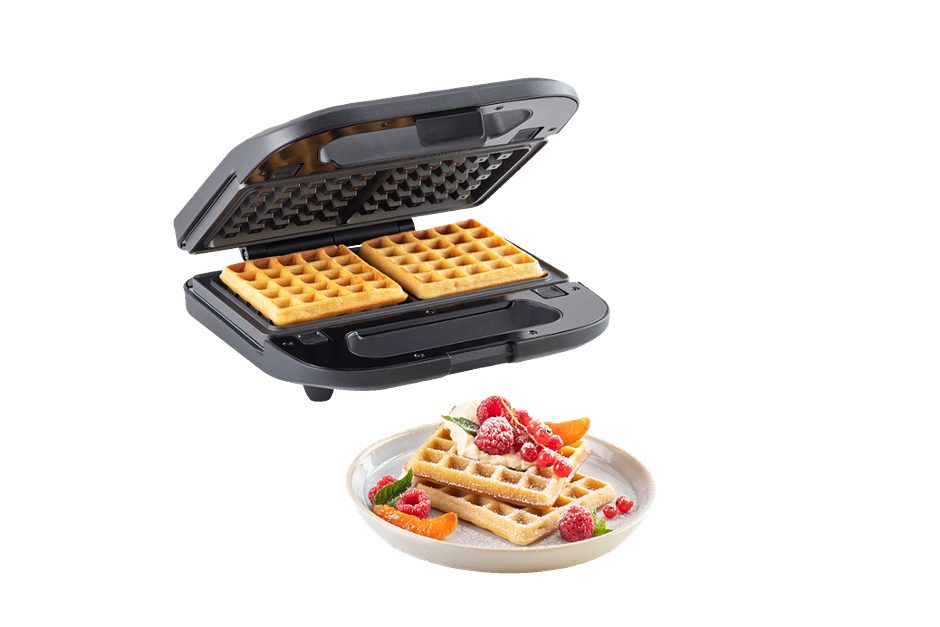 SIMPEX BASIC Waffel- Sandwichtoaster 4in1 - mit 4 versch. Platten